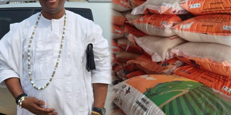 Ileya: Mayegun Babanumi Boosts Constituents’ Morale with Food Items Worth Millions