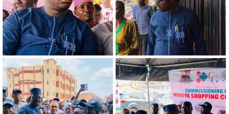 BREAKING: Hon. Akinwole Akinleye Commissions Ultramodern Moniya Shopping Complex; A Catalyst for Economic Development in Akinyele LG