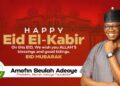 Oba Ladoja Felicitates with Muslims in Ibadanland, Oyo State, and Nigeria on Eid-El-Kabir