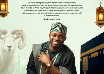 Eid-El-Kabir Mubarak: Oyo Youth Agency Chair Adebowale Extends Greeting to Muslim Ummah
