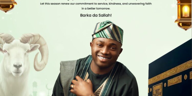 Eid-El-Kabir Mubarak: Oyo Youth Agency Chair Adebowale Extends Greeting to Muslim Ummah
