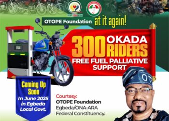 Dr. OTOPE Responds to Public Demand with Second Wave of Fuel Relief for Egbeda Riders   …Extension covers Olodo and surrounding communities following overwhelming demand