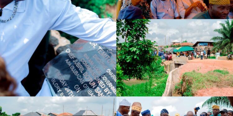 Jubril Dotun Sanusi Commissions Bridges as Dr. Temitope GLORIOUS Continues One-Year Anniversary Celebrations