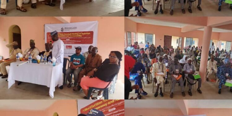 Egbeda LG Chair, Sanda applauds Brain Builders Youth Development Initiative for conducting a town hall meeting in Egbeda LG.