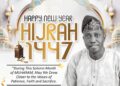 Hijrah 1447: Ibadan South LCDA Boss. Hon Teslim Ogundeji Felicitates with Muslim faithful on the new Islamic year 1447 A.H