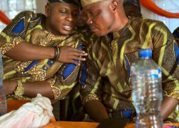 Birthday: Ibarapa North chair, Akorede Lateef Celebrates with Vice Chairman Hon Olubisi Akande on his birthday 