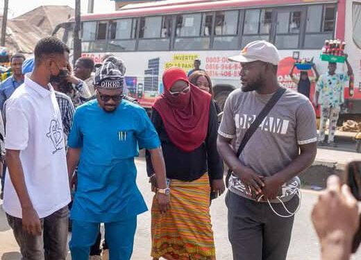 Hon. Aderemi Oseni Congratulates Chief Dotun Sanusi on Installation as Eze Meganu OHA I of Rumuomasi