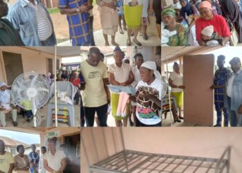 Ajorosun LCDA Political Head/Administrator, Hon. Ibrahim Oladebo Simple, Donates Medical Equipment And Facilities To Olodo/Ajorosun Primary Health Centre
