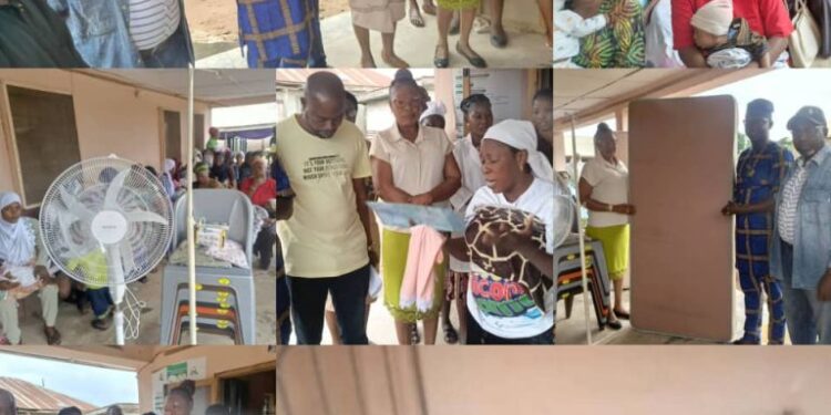 Ajorosun LCDA Political Head/Administrator, Hon. Ibrahim Oladebo Simple, Donates Medical Equipment And Facilities To Olodo/Ajorosun Primary Health Centre