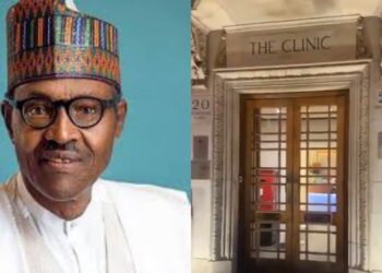 “No Hospitals At Home, They Steal From Us, Fly Abroad For Treatment” – Nigerians Protest In UK Hospital Where Buhari Died