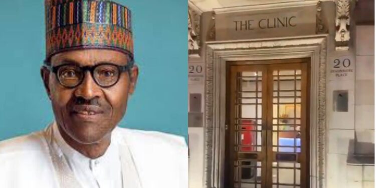 “No Hospitals At Home, They Steal From Us, Fly Abroad For Treatment” – Nigerians Protest In UK Hospital Where Buhari Died