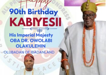 Chief Oluwole Akinwale Celebrates Olubadan at 90, Hails Monarch’s Peaceful and Progressive Reign*