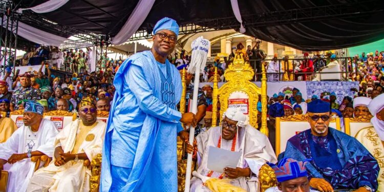 Olubadan @ 90: Oyo Lawmaker Hon. Babalola Abiodun, PhD., Felicitates Oba Akinloye Owolabi Olakulehin