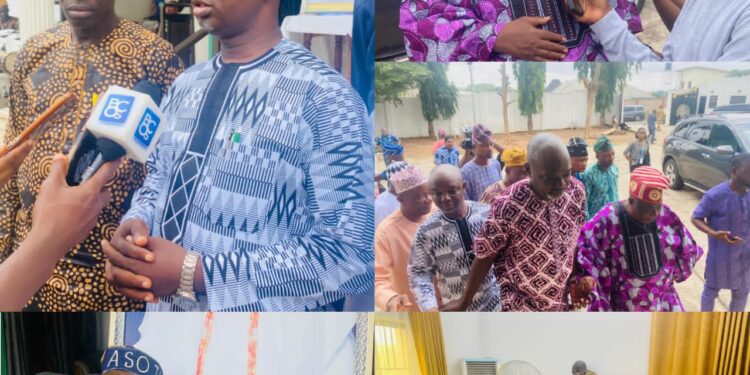 CCII PG, Barr. Ajewole, Ona Ara LG Chair Dr. Temitope GLORIOUS, and Asoju Odo Alawode Pay Condolence Visit to Late Olubadan’s Family