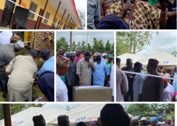 Rep. Lafisoye, Hon. Akintunde Join Chairman Kamorudeen for Lagelu LG Health Building Commissioning, Legislative Complex Foundation-Laying