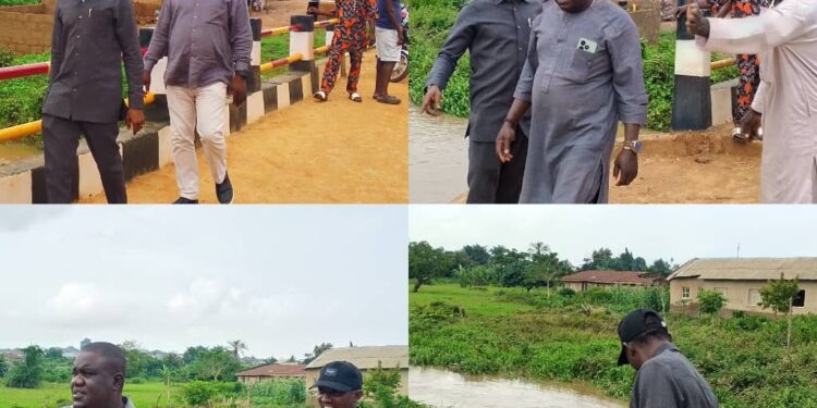 Flooding crisis: Hon. Adeleke Olusola Visits Affected Areas, Assures Residents of Swift Relief and Long-Term Solutions.*