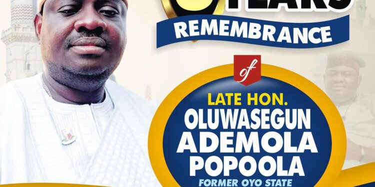 In loving memory of Honourable Ademola Olusegun Popoola, a visionary leader whose impact on our lives and community will