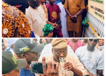 Olatunji is Makinde’s replica in Oluyole– Oyo Commissioner for LG, commissions motorized borehole projects