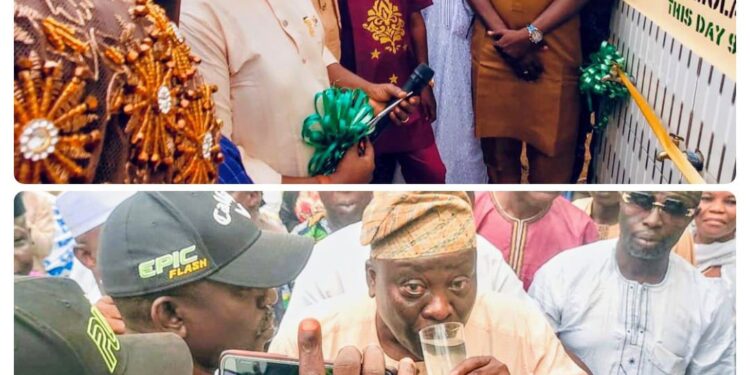 Olatunji is Makinde’s replica in Oluyole– Oyo Commissioner for LG, commissions motorized borehole projects