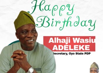 Adeniran Celebrates Oyo PDP Sec. on Birthday Anniversary
