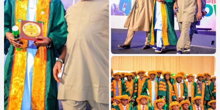 Nigerian Society of Engineers Officially Confers FNSE Award on Akeem Olatunji, others …as Council boss dedicates award to Gov Makinde