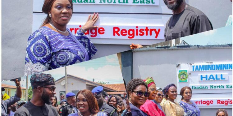 PHOTOS: First Lady Applauds Ibadan Northeast Council Boss Akintayo for Grassroots Development