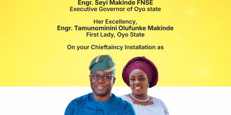 Aare Omoluwabi: Ibarapa North council boss, Akorede Lateef Felicitates Gov. Makinde, First Lady