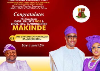 Aare Omoluabi: Oyo Lawmaker AKT Congratulates Makinde, Wife On New Chieftaincy Title In Akure Kingdom*