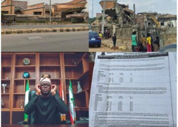 DE CASTLE INN: Oyo Govt Demolishes De Castle Inn, To Establish Amotekun Headquarters For More Effective Security Network