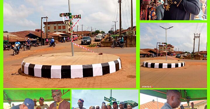 PHOTOS: Hon. Yisau Ajibola Commissions Newly Constructed Isale Alfa Roundabout in Grand Ceremony*