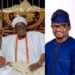 Olubadan @ 90: Oyo Lawmaker Hon. Babalola Abiodun, PhD., Felicitates Oba Akinloye Owolabi Olakulehin