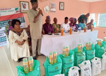 Egbeda LG Boss,  Sanda Distributes Farm Inputs in Egbeda as Farmers lauds Makinde –