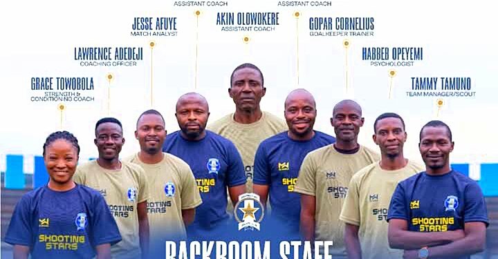 Shooting Stars SC Unveils New Technical and Backroom Team to Drive Next-Level Performance*