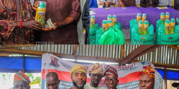 Ibadan North East LG Chairman, Ibrahim Akintayo, Launches Farm Inputs Distribution, Pledges Support for Farmers