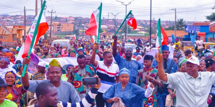 Egbeda-Ona Ara Decides: OTOPE Movement Proves PDP’s Unwavering Popularity