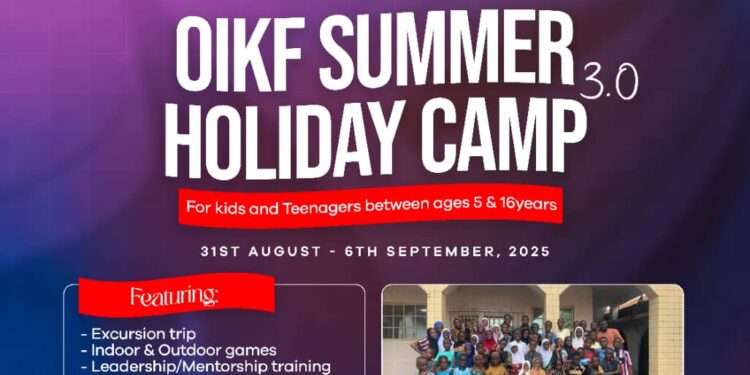 Omo Iya Kunmi Foundation in Collaboration with OIK Mentorship Academy Presents;   _OIKF Summer Camp 3.0_*