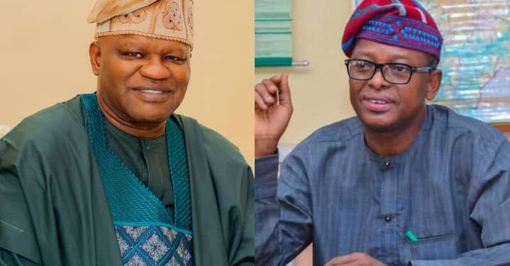 OYCSDA Chairman, Hon. Abideen Adeaga, Felicitates Oyo State Commissioner for Energy, Professor Dawud Sangodoyin, on His Birthday