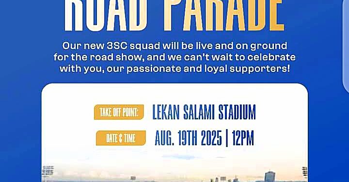 Excitement Builds as 3SC Launches Season with Road Parade Across Ibadan