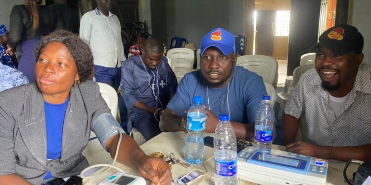 Ido LG, NGO Offer Free Medical Screening to Council Staff