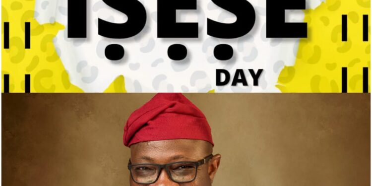 A Day of Double Joy: Amofin Beulah Adeoye Celebrates Life and Heritage on Isese Day