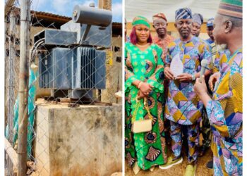Oluyole LG Chairman Commissions Rural Electrification Project To Light Up Ireakari Community