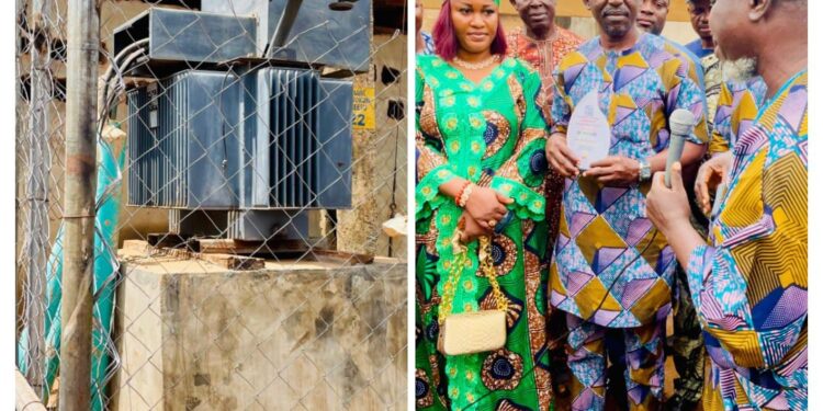 Oluyole LG Chairman Commissions Rural Electrification Project To Light Up Ireakari Community