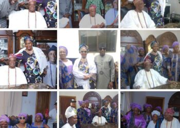 Photos News: Yeyeluwa Abosede Modinat Adedibu, Hon. Akeem Ige, Women Leader Pay Courtesy Visit to Olubadan-Designate, Oba Rashidi Ladoja