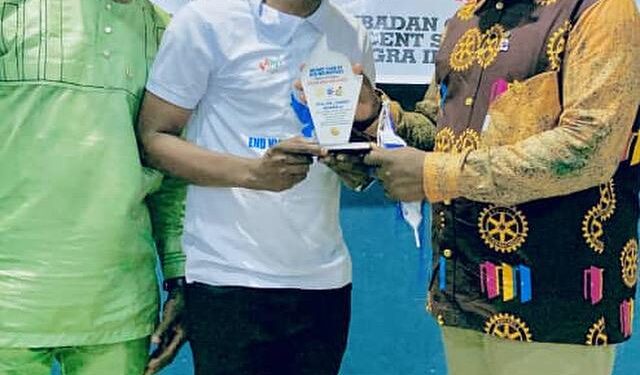 Rotarian Akande Kazeem Babatunde Congratulates Rotarian Yinka Hakeem Babalola on Appointment as Rotary International President for 2026/2027