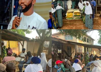 PHOTOS: JIMOH Adisa Olabisi Distributes Ten Bags of Rice After Fruitful PDP Ward Congresses to Strengthen Party Structure