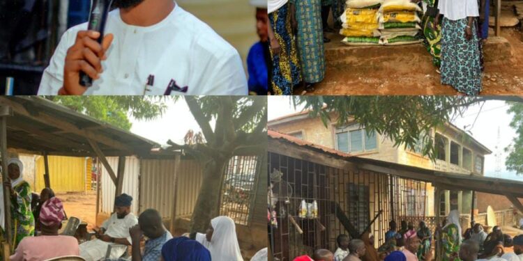 PHOTOS: JIMOH Adisa Olabisi Distributes Ten Bags of Rice After Fruitful PDP Ward Congresses to Strengthen Party Structure
