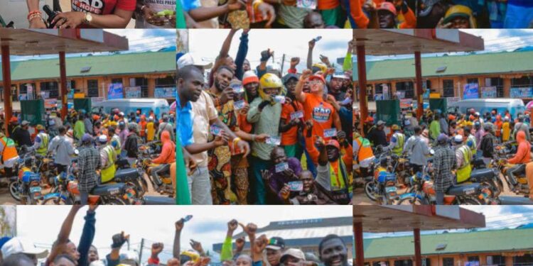 Just In: Hon Ramata Agberemi Dabo Empowers Hundreds of Okada Rider’s with free Fuel Distribution sxs