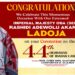 Hon. Comforter Olajide Congratulates His Imperial Majesty, Oba Rashidi Adewolu Ladoja (ARUSA I) on His Installation as the 44th Olubadan of Ibadanland