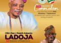 Agboworin Congratulates Oba Rasidi Ladoja, On Coronation As 44th Olubadan