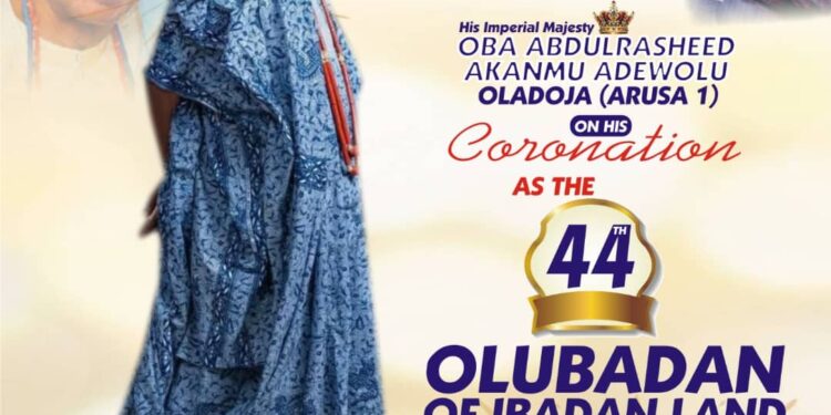 44th Olubadan: Hon. Babalola Abiodun PhD Congratulates Oba Rashidi Adewolu Ladoja, Describes Coronation as New Development for Ibadanland